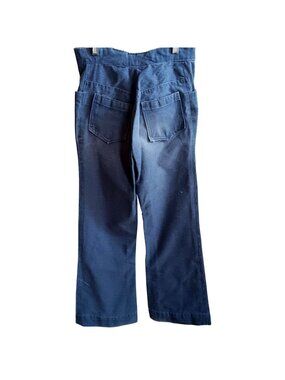 True Vintage Bellbottom Jeans 27x30 1970's Handmade Hippy Distressed Faded USA